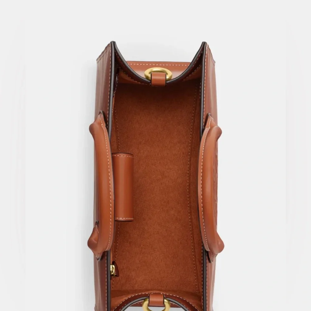 Coach Ace Leather Tote Bag 26 - Burnished Amber - Picture 3 of 11